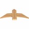 Ekena Millwork Bellingham Timber Gable Bracket, Western Red Cedar, 36"W x 16"H x 1 1/2"D x 5 1/2"F, 11/12 Pitch GBW036X16X0206BEL00SWR - alternate 4